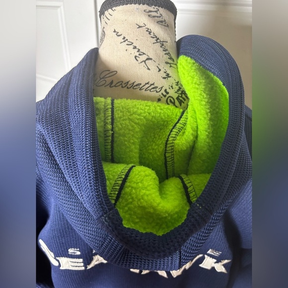 Seattle Seahawks Rib Knit Cotton Zip Up Jacket by G-III - NFL - Picture 7 of 9